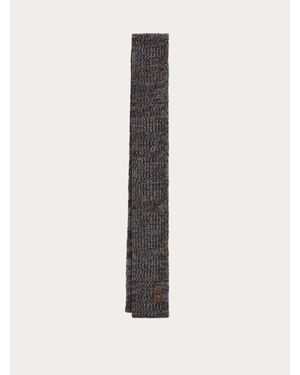 Ferragamo Skinny Scarf - White