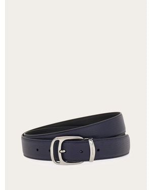 Ferragamo Reversible And Adjustable Belt - Blue
