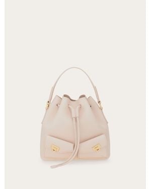 Ferragamo Multipocket Bucket Bag - Natural