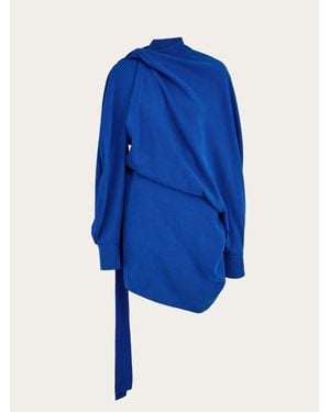 Ferragamo Donna Mini Abito - Blu