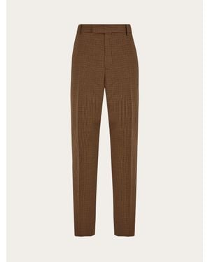 Ferragamo Tailored Trouser - Brown
