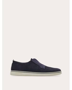 Ferragamo Derby Slip-Ons - Blue