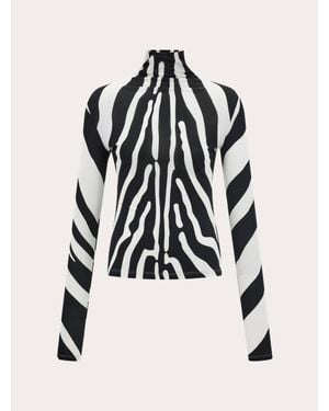 Ferragamo Stretch Jersey Turtleneck - Black