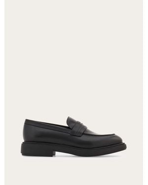 Ferragamo Uomo Mocassino Penny Taglia - Bianco
