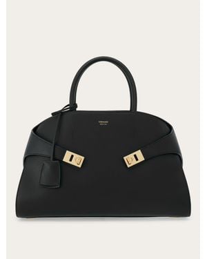 Ferragamo Hug Handbag (L) - Black