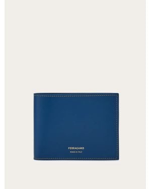 Ferragamo Bicolor Wallet - Blue