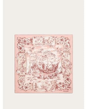 Ferragamo Donna Foulard - Rosa
