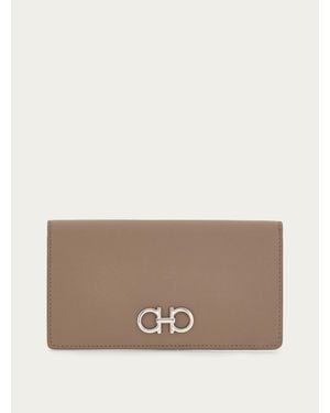 Ferragamo Gancini Wallet - Brown