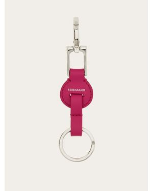 Ferragamo Gancini Key Holder - Pink