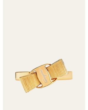 Ferragamo Vara Bow Ring - Natural
