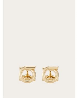 Ferragamo Gancini Cufflinks - Natural
