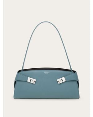 Ferragamo Hug East-West Shoulder Bag - Blue