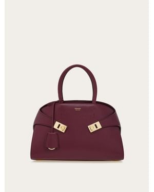 Ferragamo Hug Handbag (M) - Purple