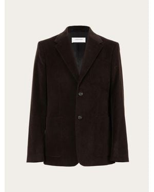Ferragamo Corduroy Blazer - Black
