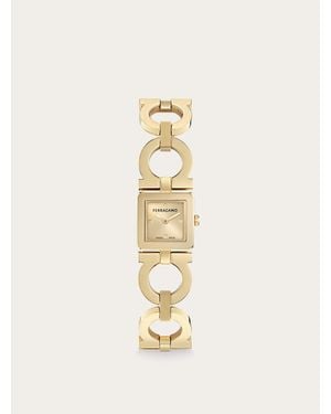 Ferragamo Double Gancini Watch - Natural