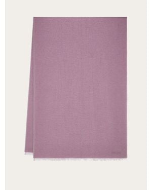Ferragamo Stole With Lurex Thread - Purple