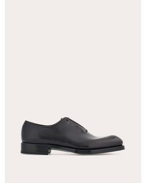 Ferragamo Oxford With Covered Laces - White