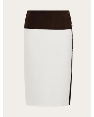 Ferragamo Knitted Skirt - Black