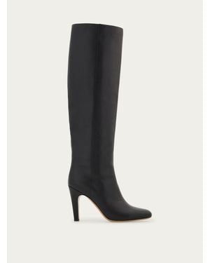 Ferragamo Knee High Boot - Black