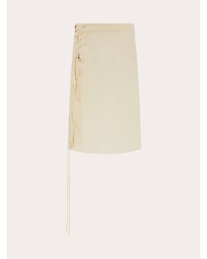 Ferragamo Donna Gonna - Neutro