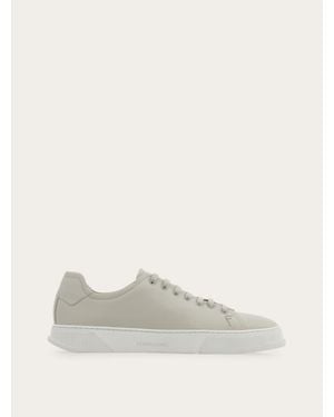 Ferragamo Elastic Lace Sneaker - Natural