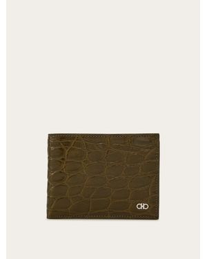 Ferragamo Gancini Wallet - Natural