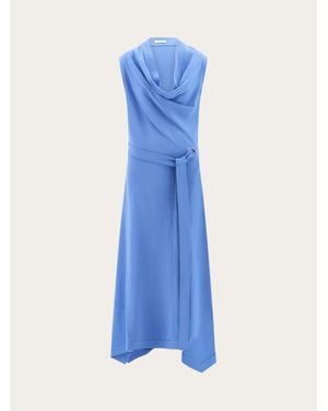 ワンピース SALVATORE FERRAGAMO Pink Cotton Blend Dress Ferragamo Dresses | Summer 2025 Collection | FWRD