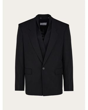 Ferragamo Uomo Blazer Monopetto - Nero