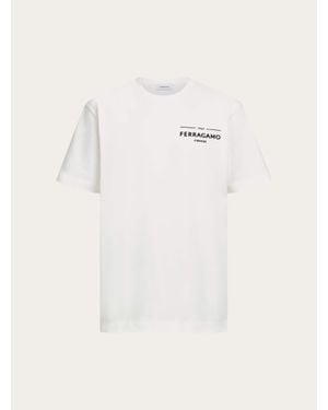 Ferragamo Logo T-Shirt - Natural