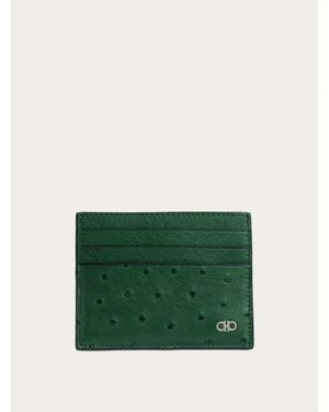 Ferragamo Gancini Coin Purse - Green