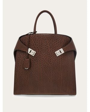 Ferragamo Hug Tote Bag - Brown