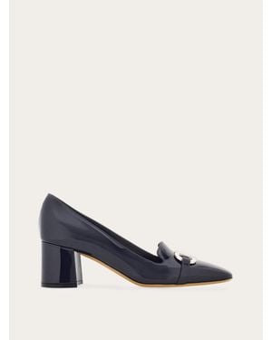 Ferragamo Gancini Ornament Pump .5 - Blue