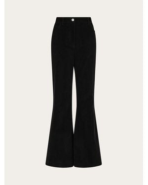 Ferragamo Flared Cords - Black