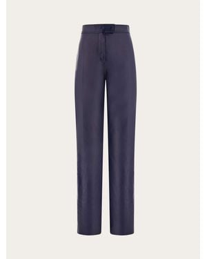 Ferragamo Nappa Trouser - Blue