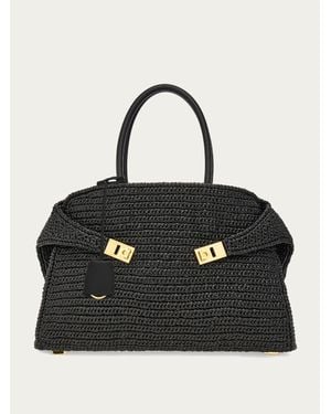 Ferragamo Hug Handbag (L) - Black