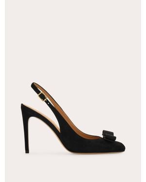 Ferragamo Vara Bow Slingback - Black