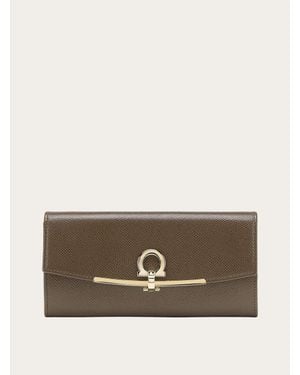 Ferragamo Continental Flap Purse - Multicolour