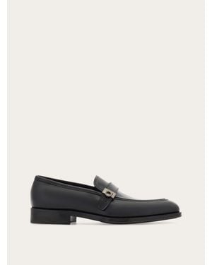 Ferragamo Loafer With Hug Buckle - White