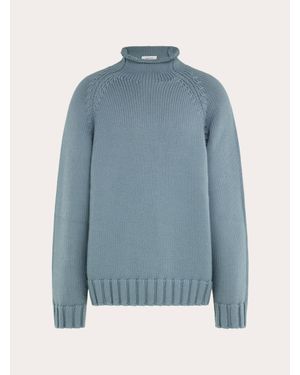 Ferragamo Herren Rollkragenpulli - Blau