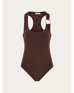 Ferragamo Mujer Gancini Full Costume Marrón