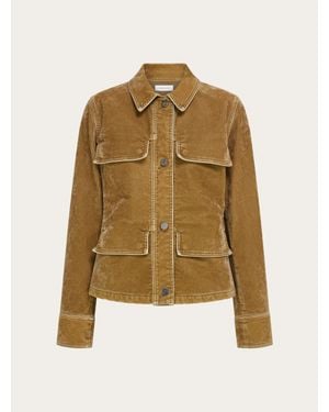 Ferragamo Workwear Inspired Jacket - Natural