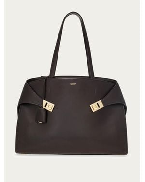 Ferragamo Uomo Borsa A Spalla Hug - Nero