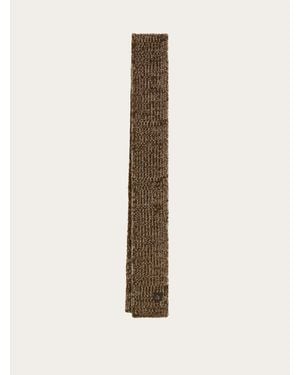 Ferragamo Skinny Scarf - Natural