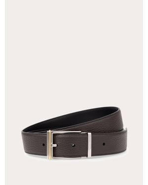 Ferragamo Reversible And Adjustable Belt - Brown