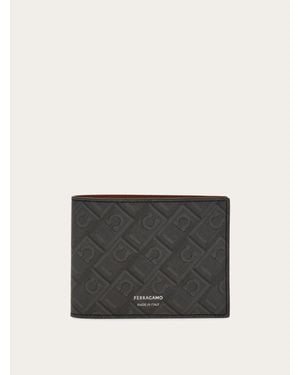 Ferragamo Monogram Wallet - Gray
