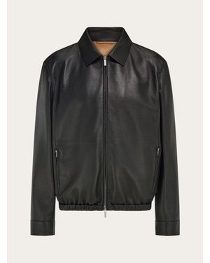 Ferragamo Deerskin Blouson - Black