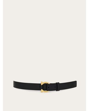 Ferragamo Gancini Belt - White