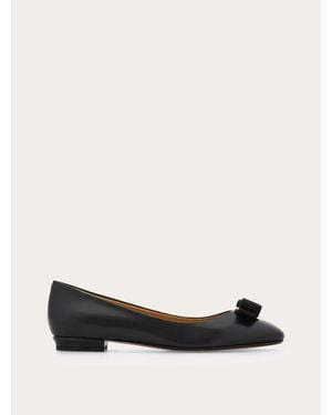 Ferragamo Varina Ballet Flat .5 - Black