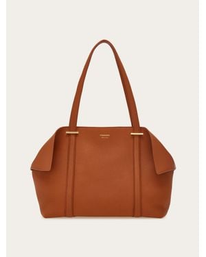 Ferragamo Tote Bag (M) - Brown