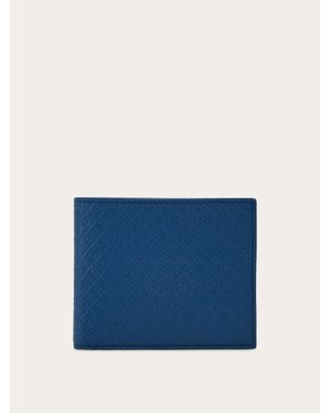 Ferragamo Uomo Portafoglio Monogram - Blu